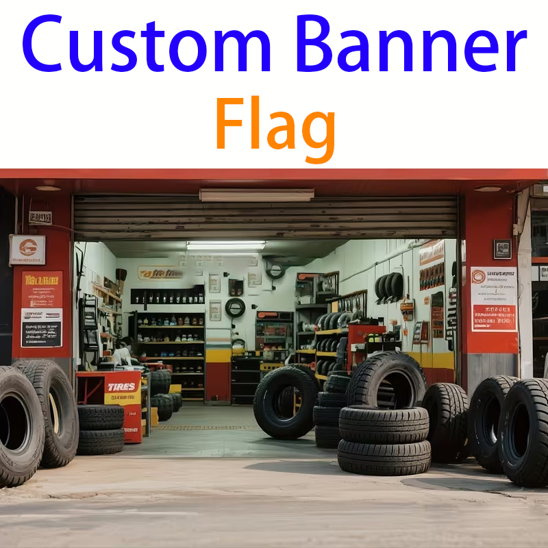 Auto Repair Shop Open - Custom Banner Advertisement Auto Repair Shops