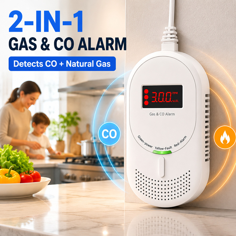 Zigbee Tuya CO Gas Detector Na - огляд і ціна Smoke Leak Detector