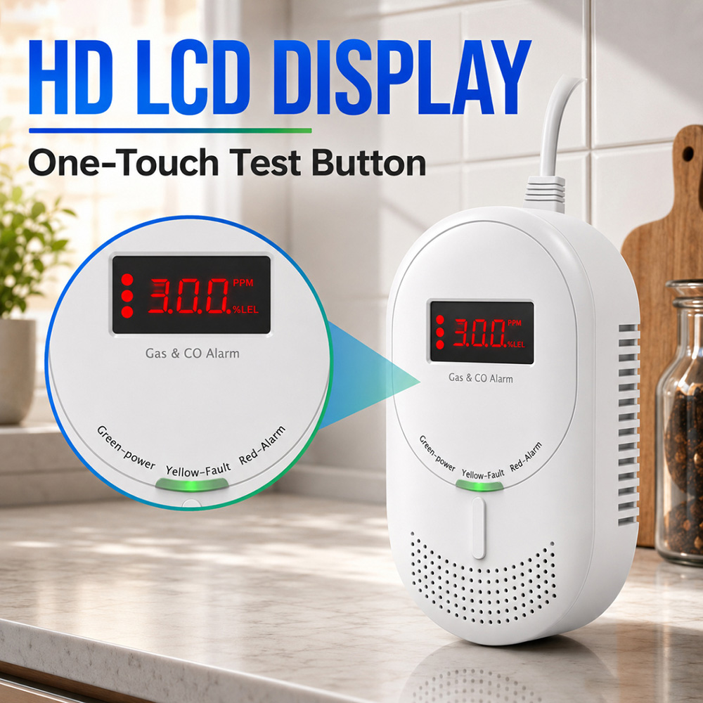 Zigbee Tuya CO Gas Detector Na - огляд і ціна Smoke Leak Detector