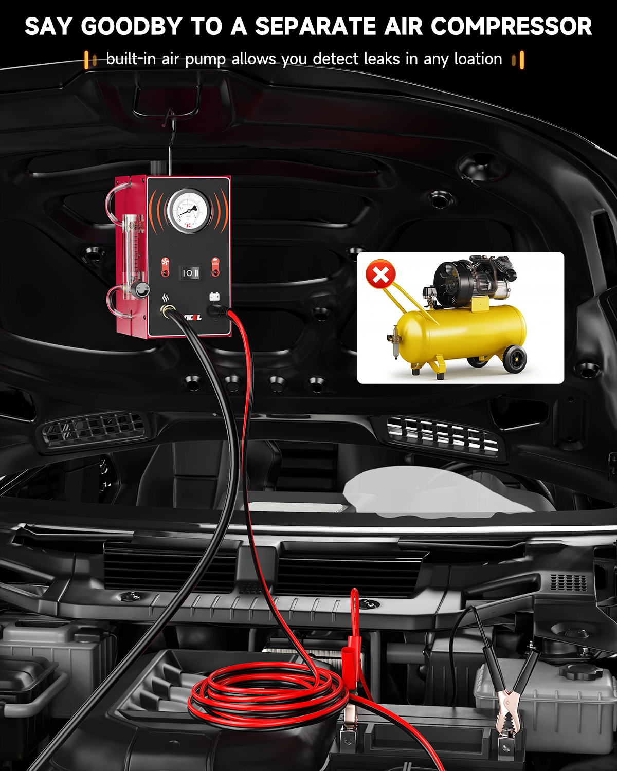 ANCEL S300 Car Smoke Leak Dete - огляд і ціна Smoke Leak Detector