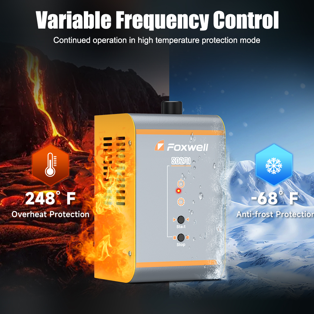 FOXWELL SD201 12V Car Smoke Le - огляд і ціна Smoke Leak Detector