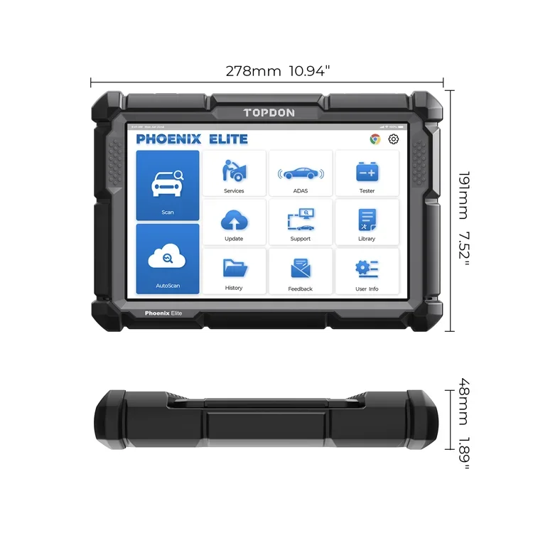 TOPDON PHOENIX ELITE Car Ecu U - огляд і ціна Car Diagnostic Tool
