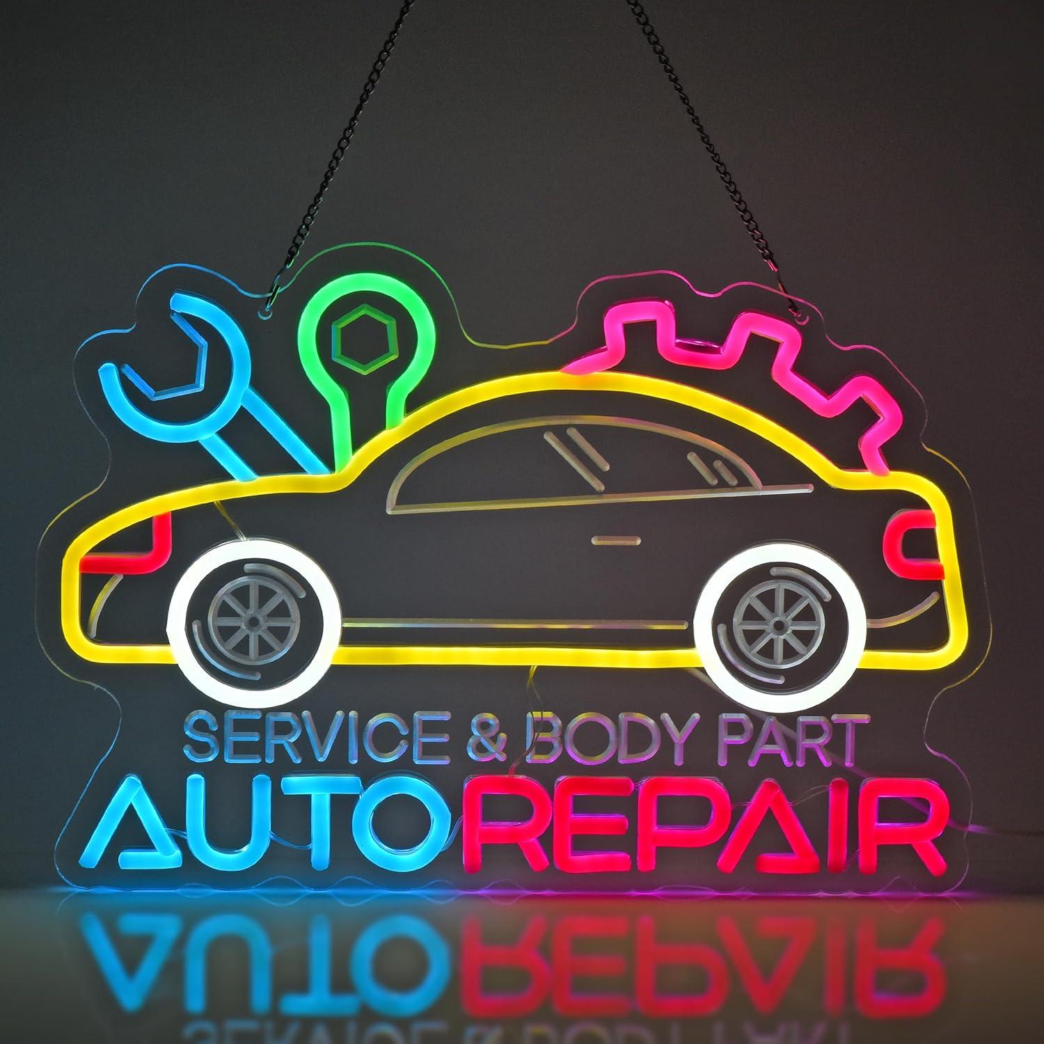 Auto Repair Neon Sign Neon Lig - огляд і ціна Auto Repair Shop In
