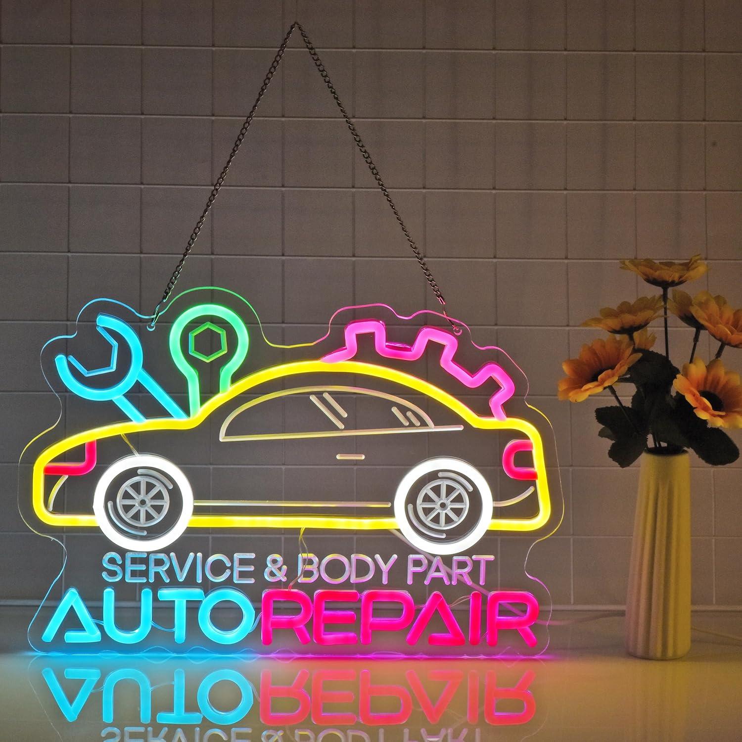 Auto Repair Neon Sign Neon Lig - огляд і ціна Auto Repair Shop In