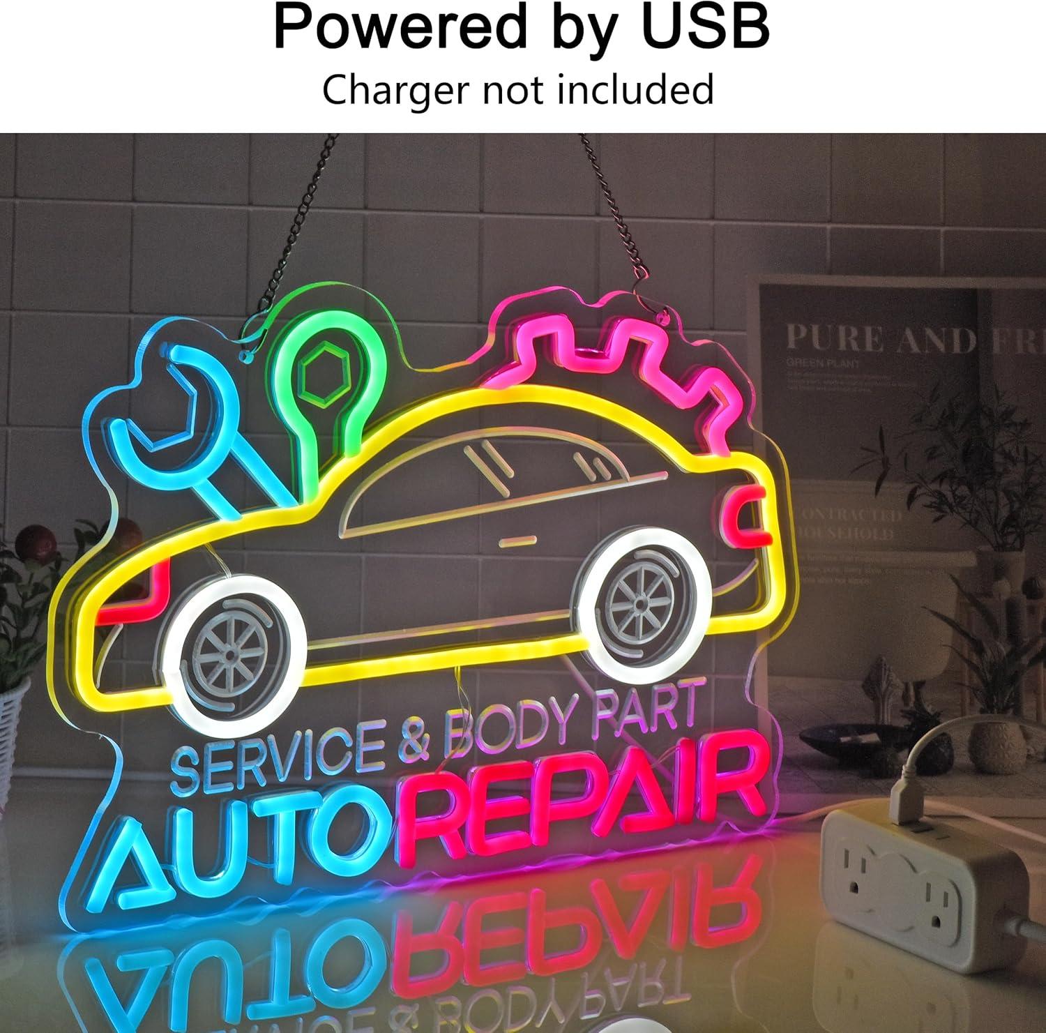 Auto Repair Neon Sign Neon Lig - огляд і ціна Auto Repair Shop In