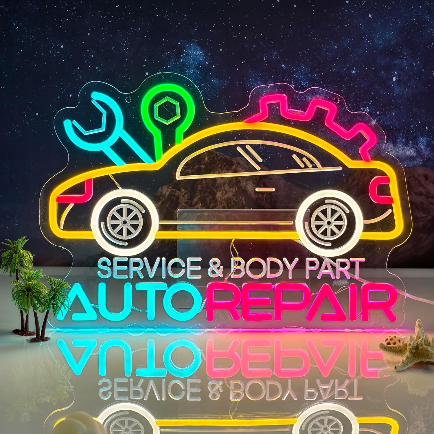 Auto Repair Neon Sign Neon Lig - огляд і ціна Auto Repair Shop In