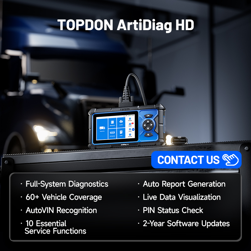 TOPDON Artidiag HD Full-System - огляд і ціна Car Diagnostic Tool