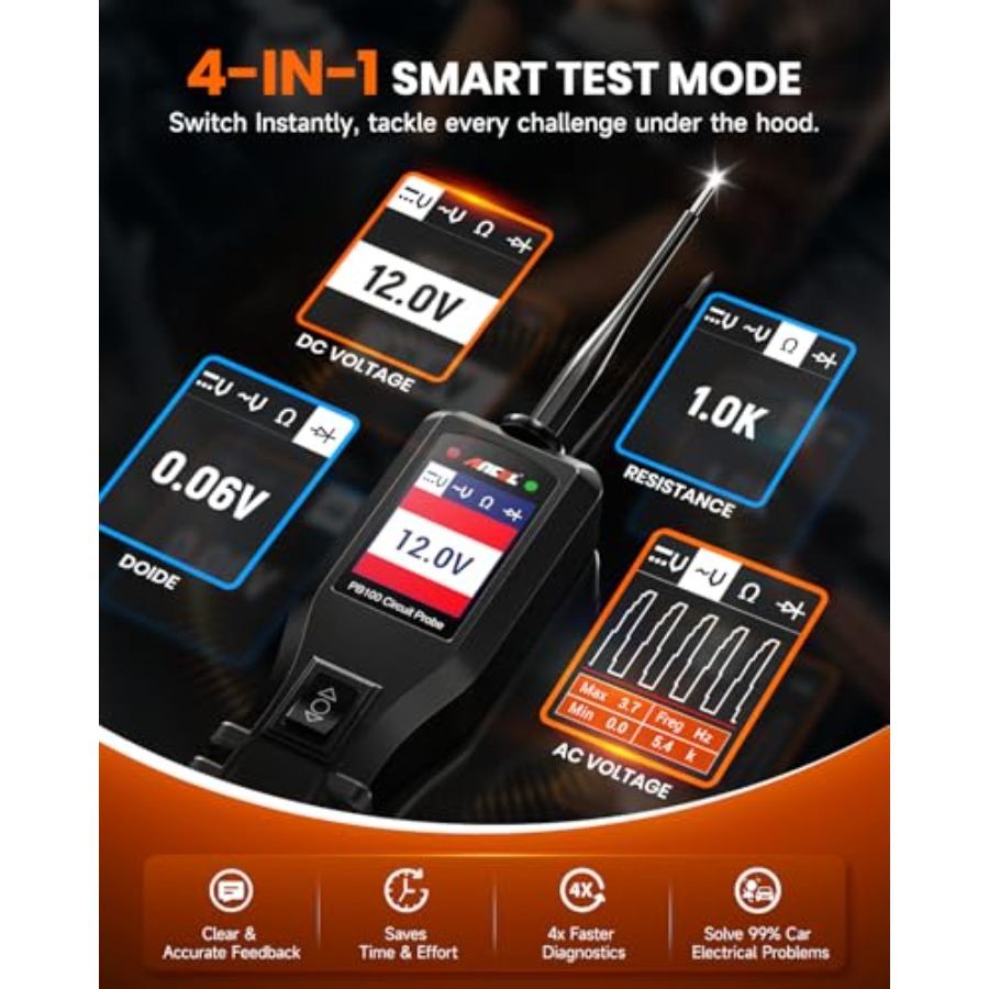 ANCEL PB100 Automotive Power C - огляд і ціна Car Diagnostic Tool
