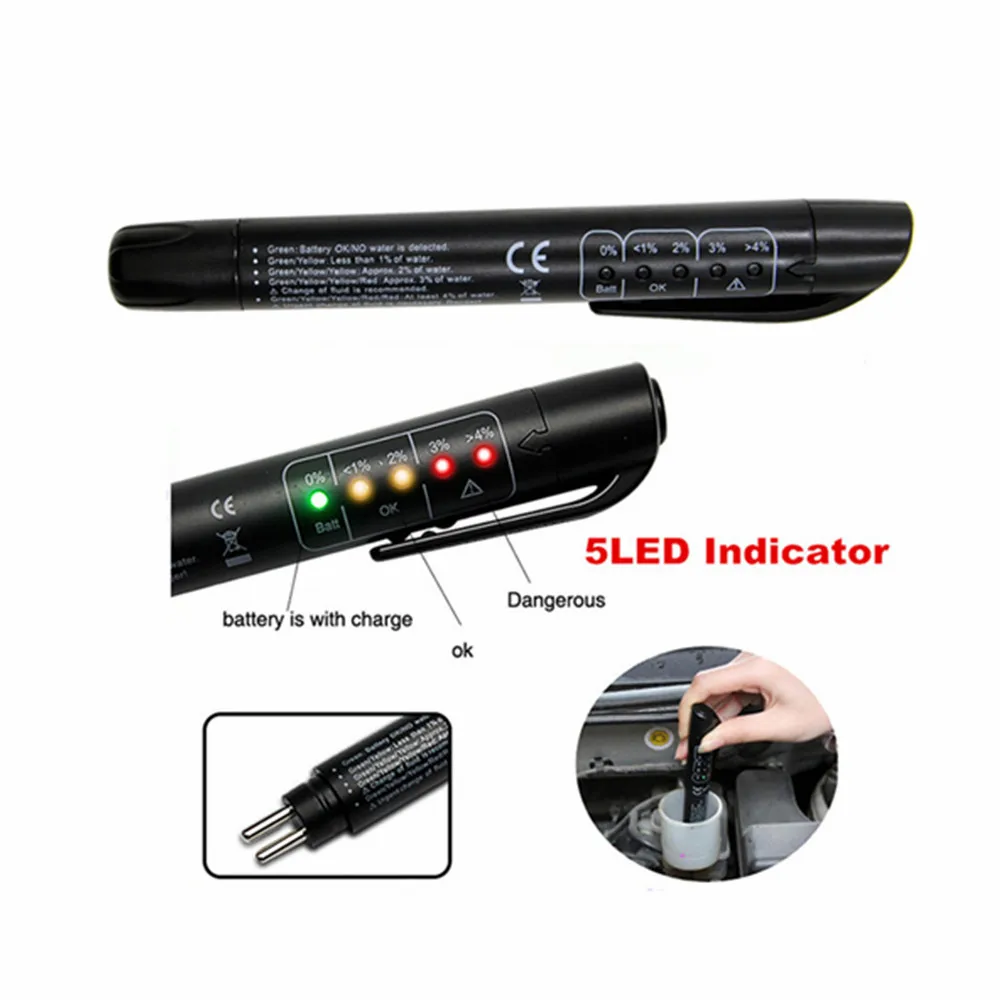 Car Brake Fluid Tester 5 Leds  - огляд і ціна Car Diagnostic Tool