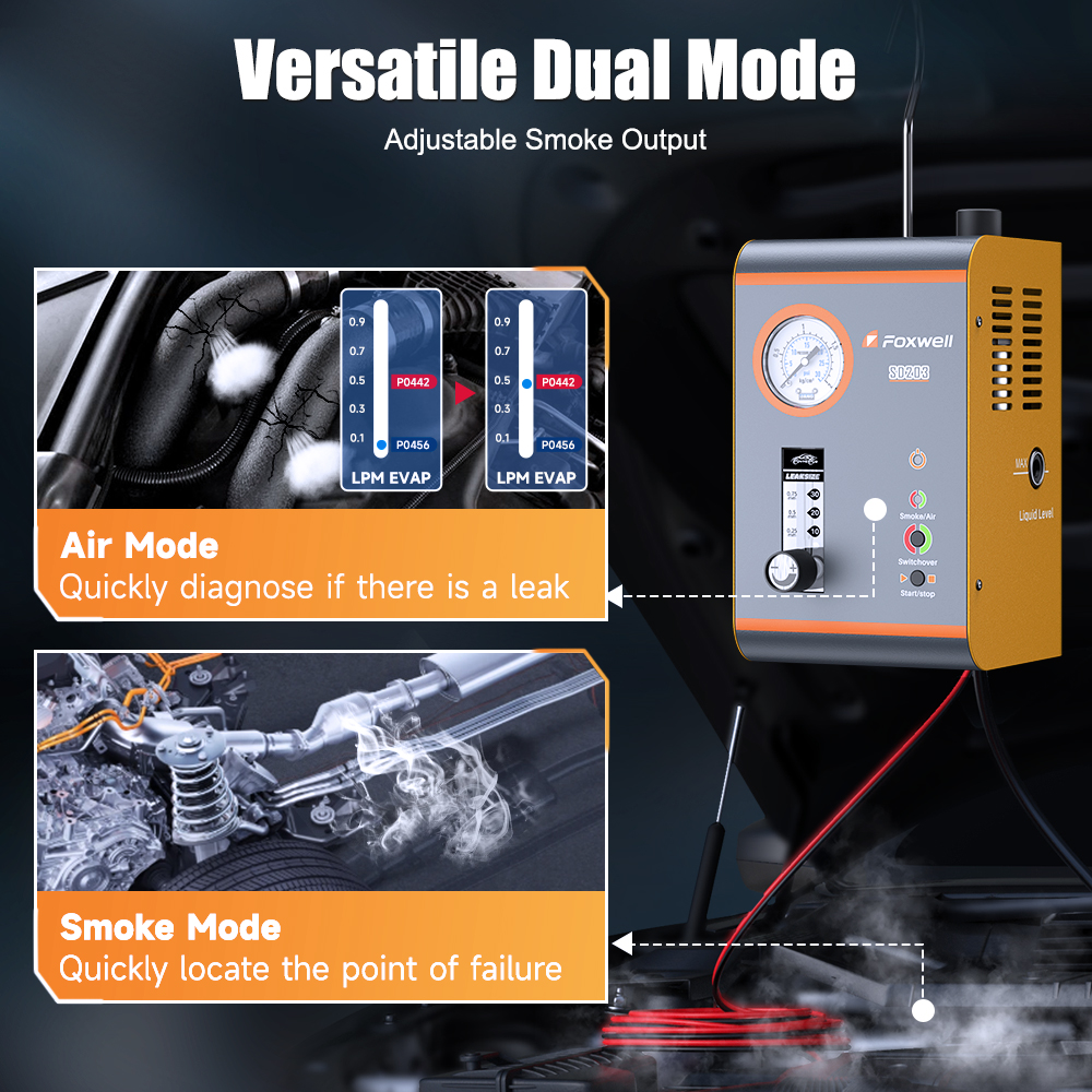 12V Automotive Smoke Machine F - огляд і ціна Smoke Leak Detector
