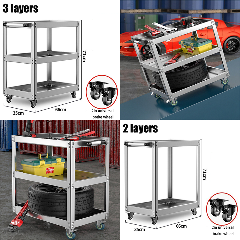 2/3 layers Trolley Stainless S - огляд і ціна Auto Repair Shop In