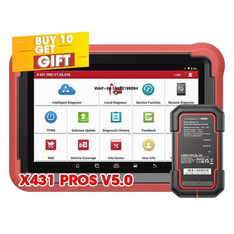 Original  X431 Pros v 5.0 V1.0 - огляд і ціна Car Diagnostic Tool
