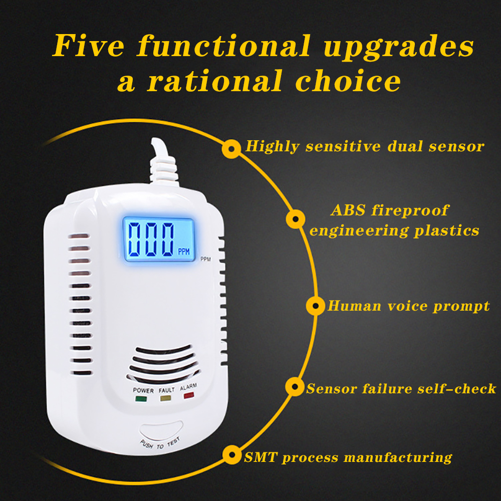 New CO Leak Detector 2-in-1 Ca - огляд і ціна Smoke Leak Detector